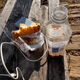 夜勤で食べなかったチョコメロンパン

何故かだいぶ食べてから撮る

これも残念🤣😭