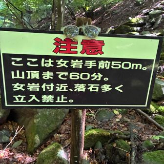 ここから右へ急登になります