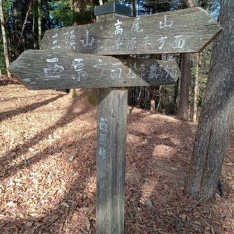 西原峠から、数馬の湯　へ下山開始。