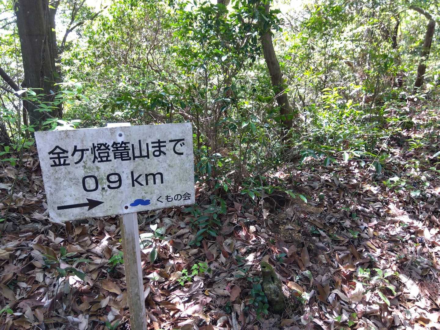ゆるぎ観音-赤穂峠-城山-金ヶ燈篭山 周回コースの写真