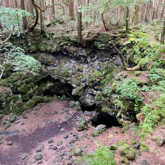 風穴手前までは降りれそうです