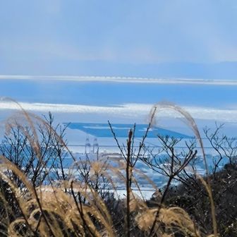 神戸空港が見える