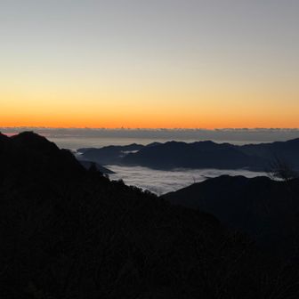 ご来光🌅待てば良かったと　反省😅