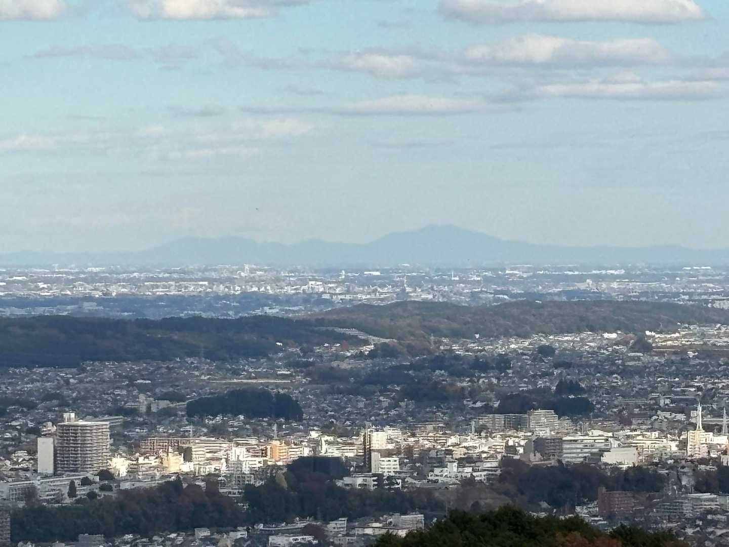 筑波山🏔️も良く見えます😊