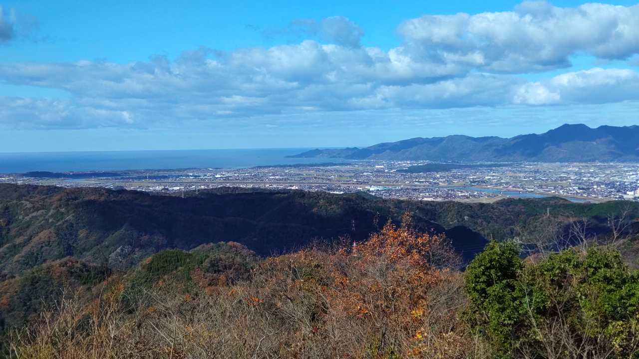 あら、宍道湖通り越して
日本海が見えました