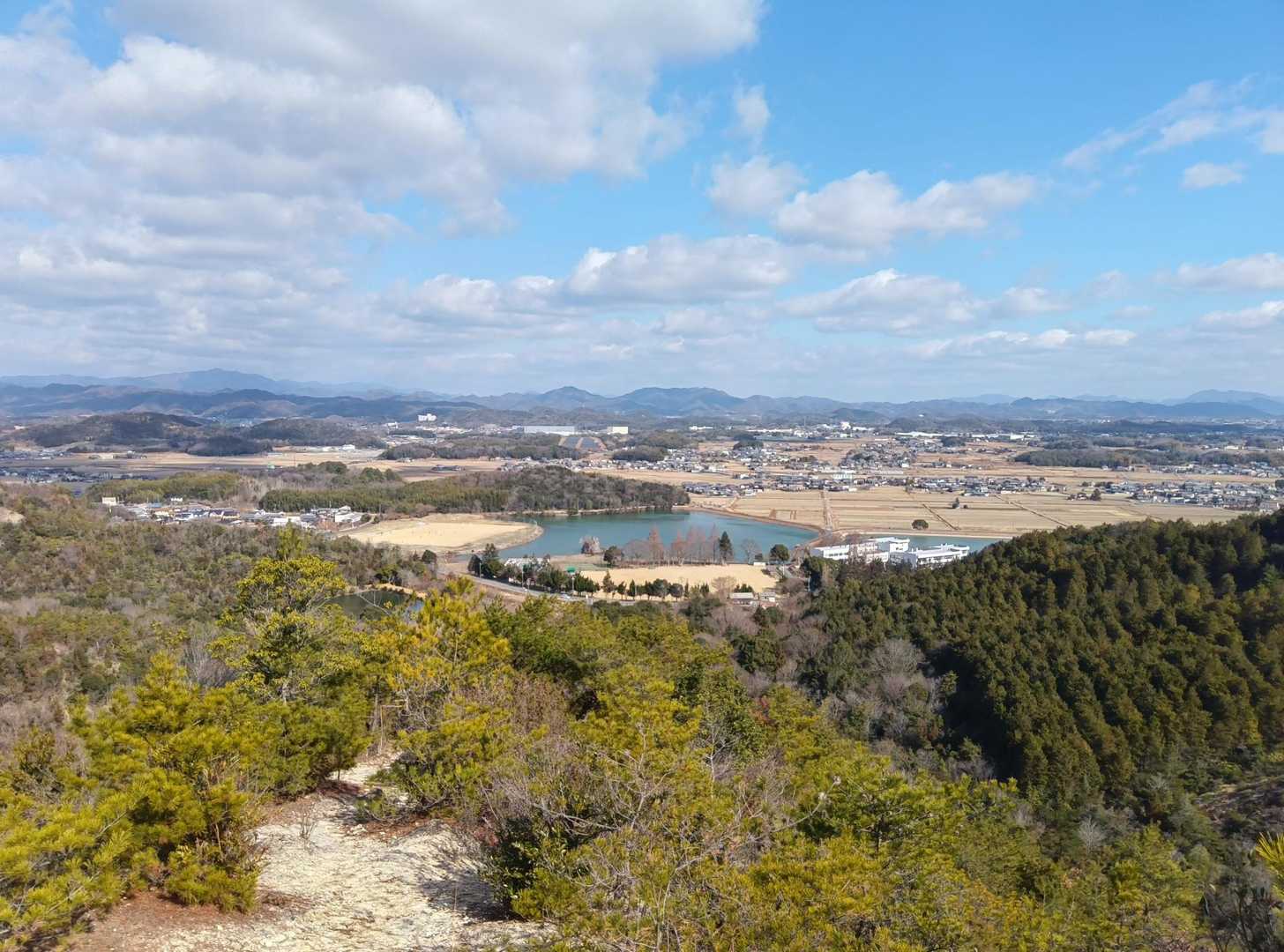 善坊山本丸登山口-善防山-笠松山-加西アルプス善坊山ハイキ 周回コースの写真