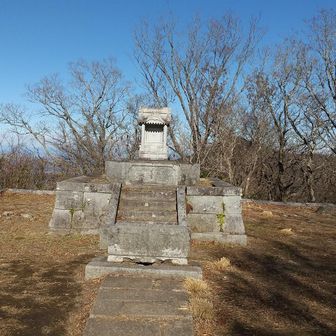 足尾山頂
ハングをやっていたころは正月には上から初詣だなどとやっていた。不謹慎だった。