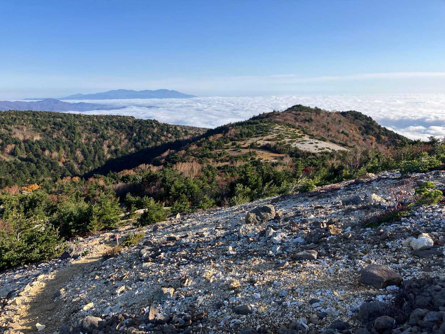 中天狗-駱駝山-一切経山 周回コースの写真
