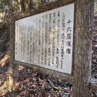 ここからはたくさんの石仏様