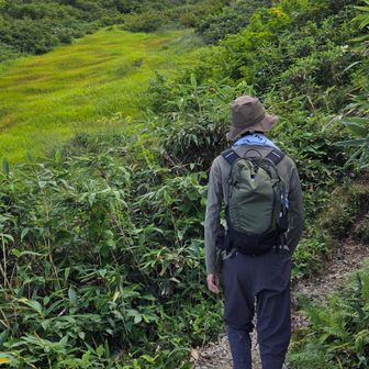 ここ浅草岳が今回のGoal
標識や石柱は有りません
リーダーからのこの先は我々の装備、体力、技術では無理だとキッパリ却下！チーン！⤵️
ゆるゆる登山は無理しませんことよ