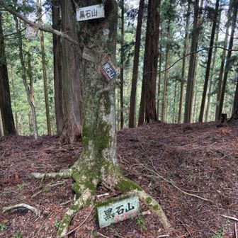 黒石山山頂。