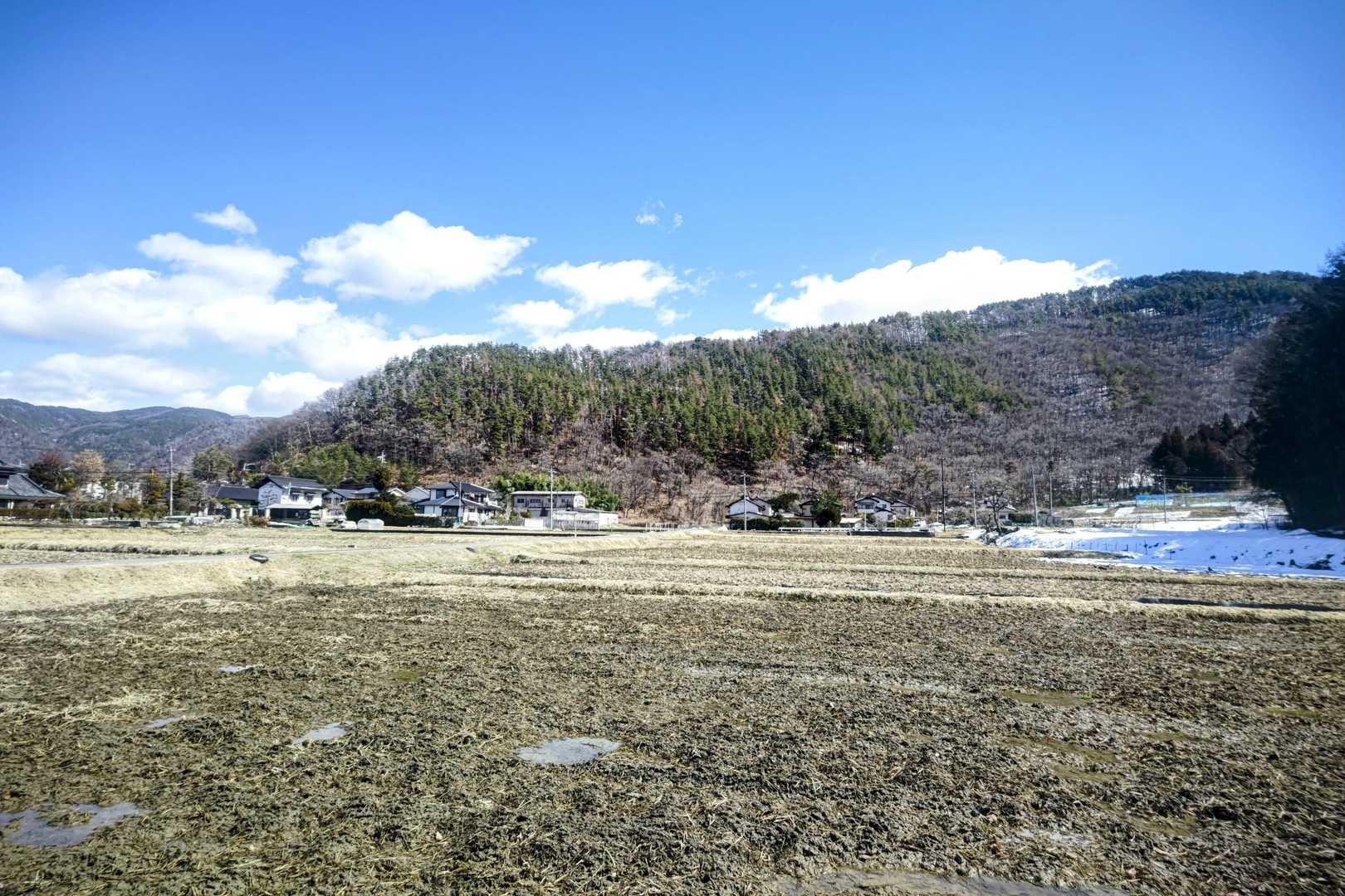 あの山を下ってきたんですね🥾