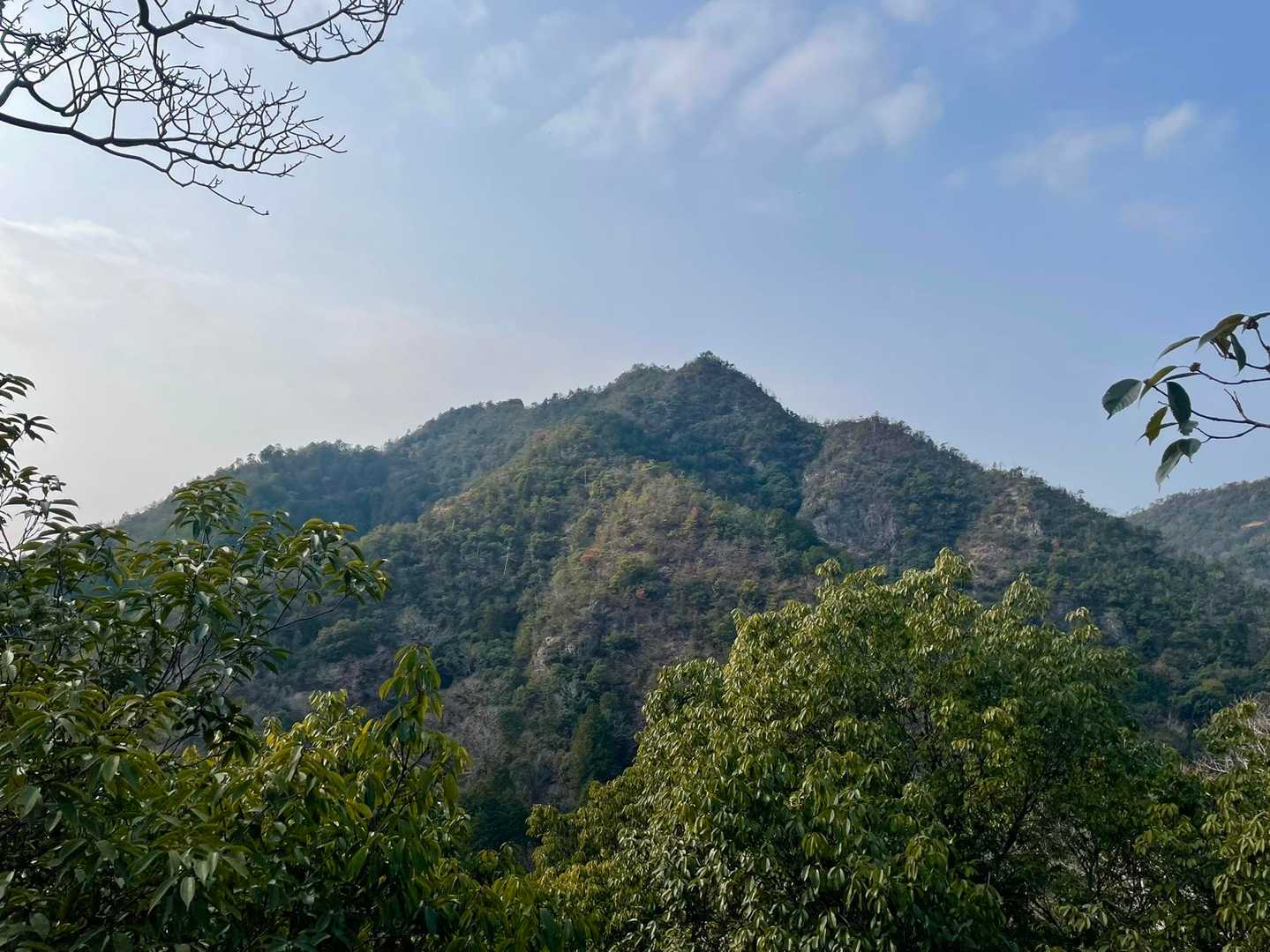 あれが、これから登る「高木山」？