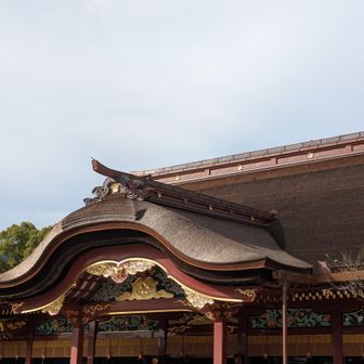 天満宮は改装されました。