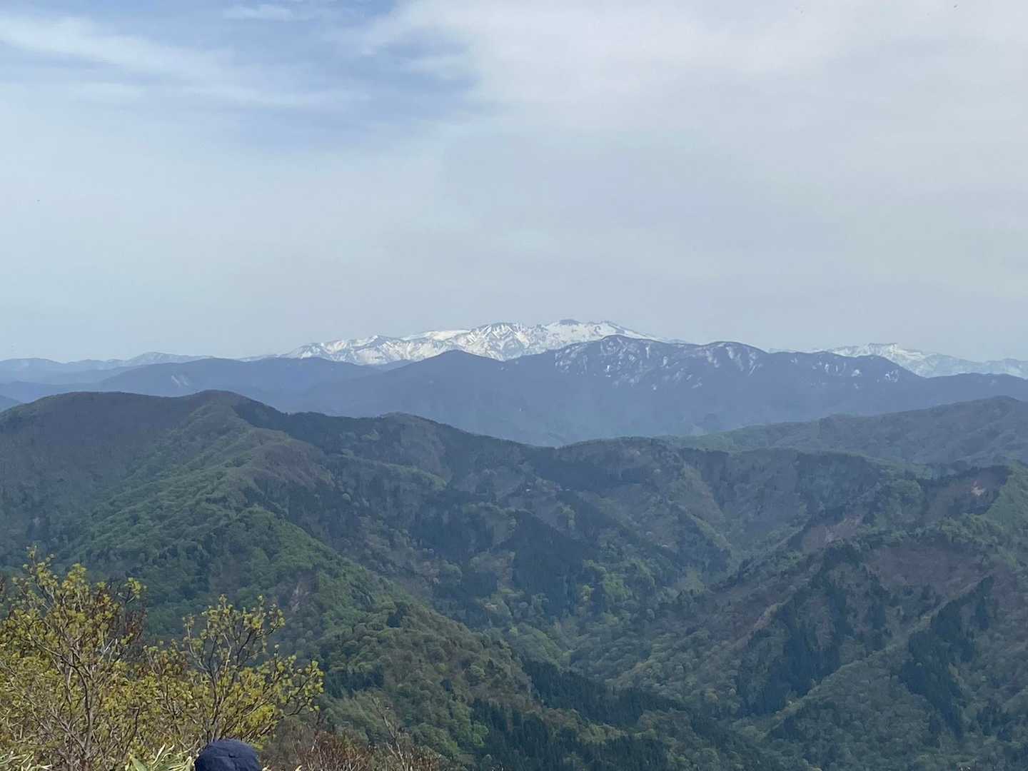 白山見えた✨