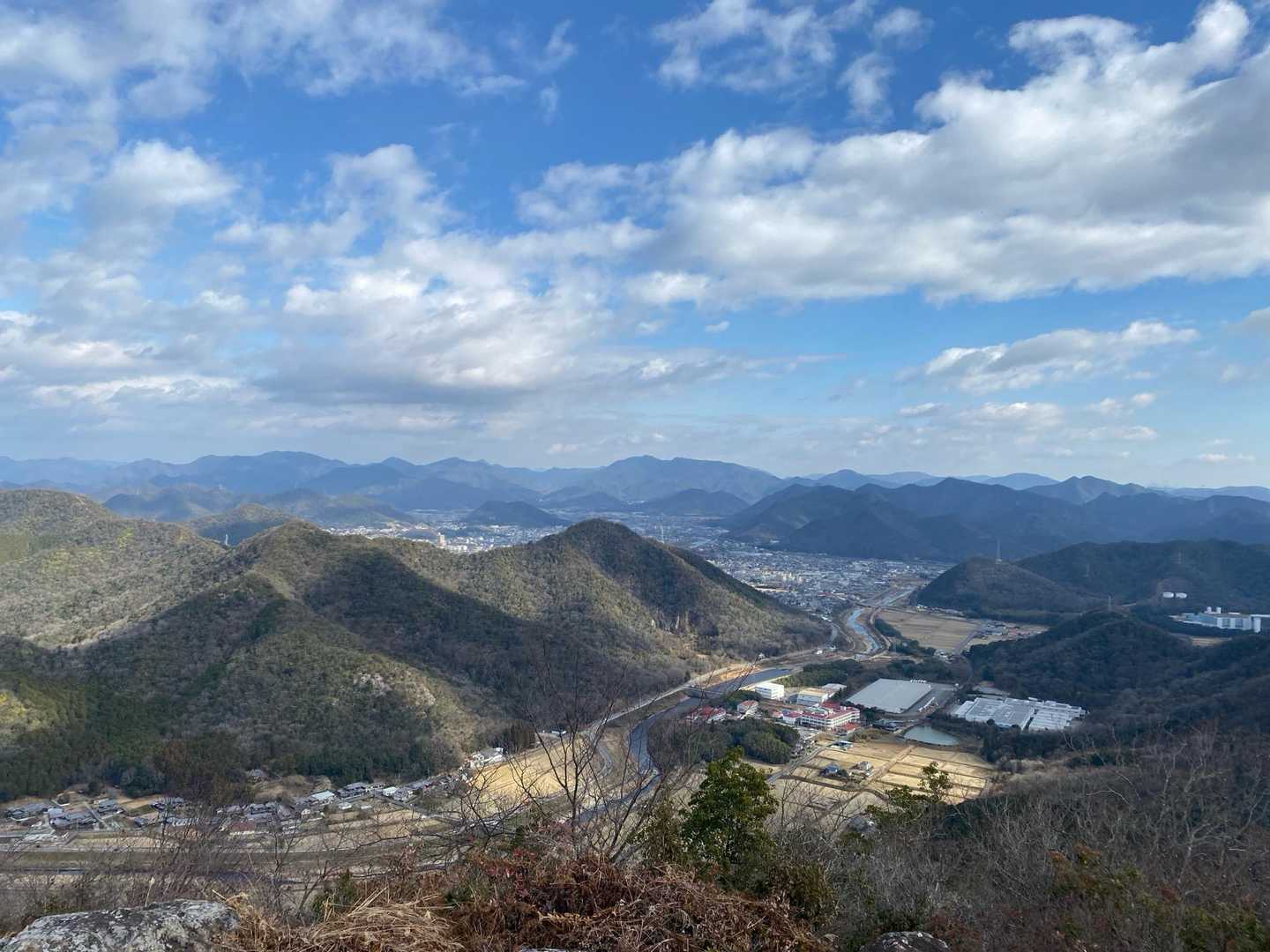 西光寺山を望む