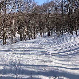 雪道最高😃まだこんなに⛄️