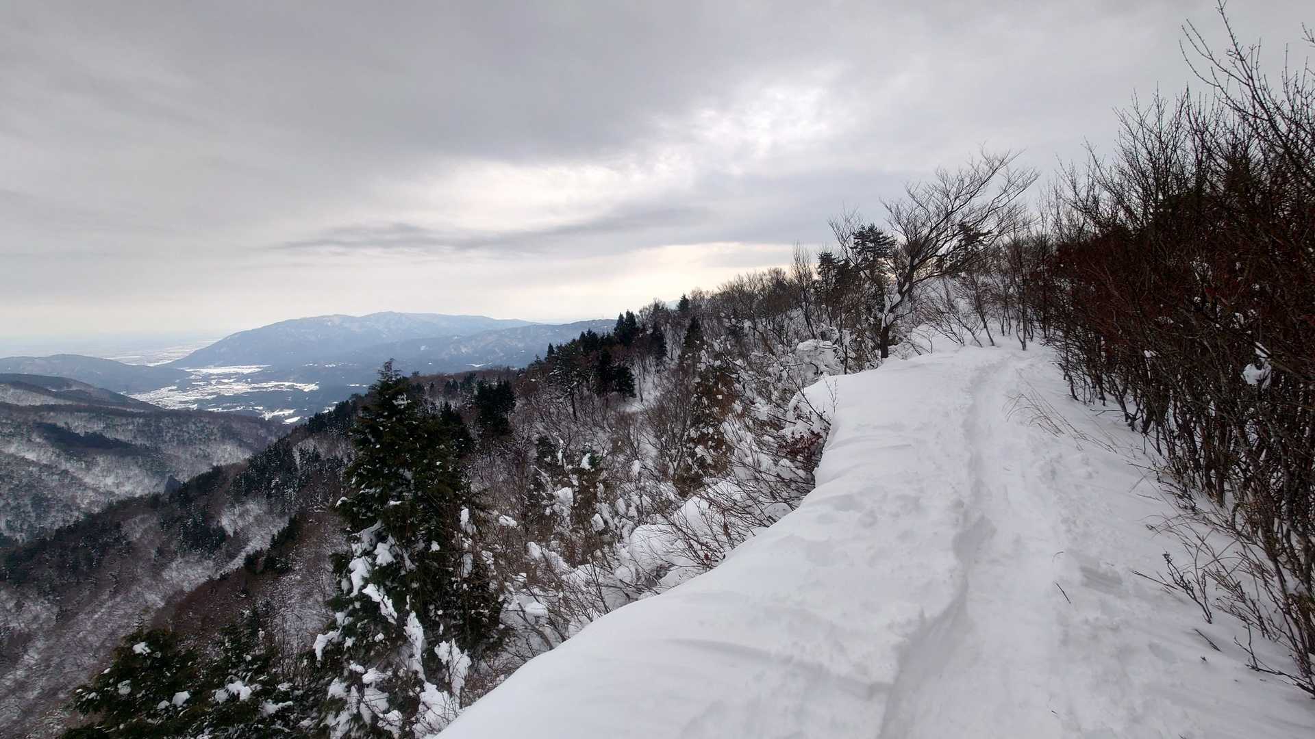 上平寺ルート登山口-京極氏遺跡 往復コースの写真
