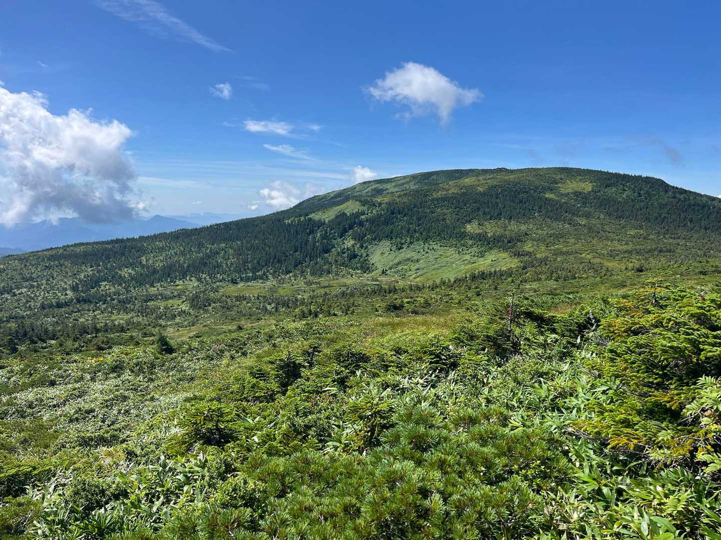 西吾妻山方面