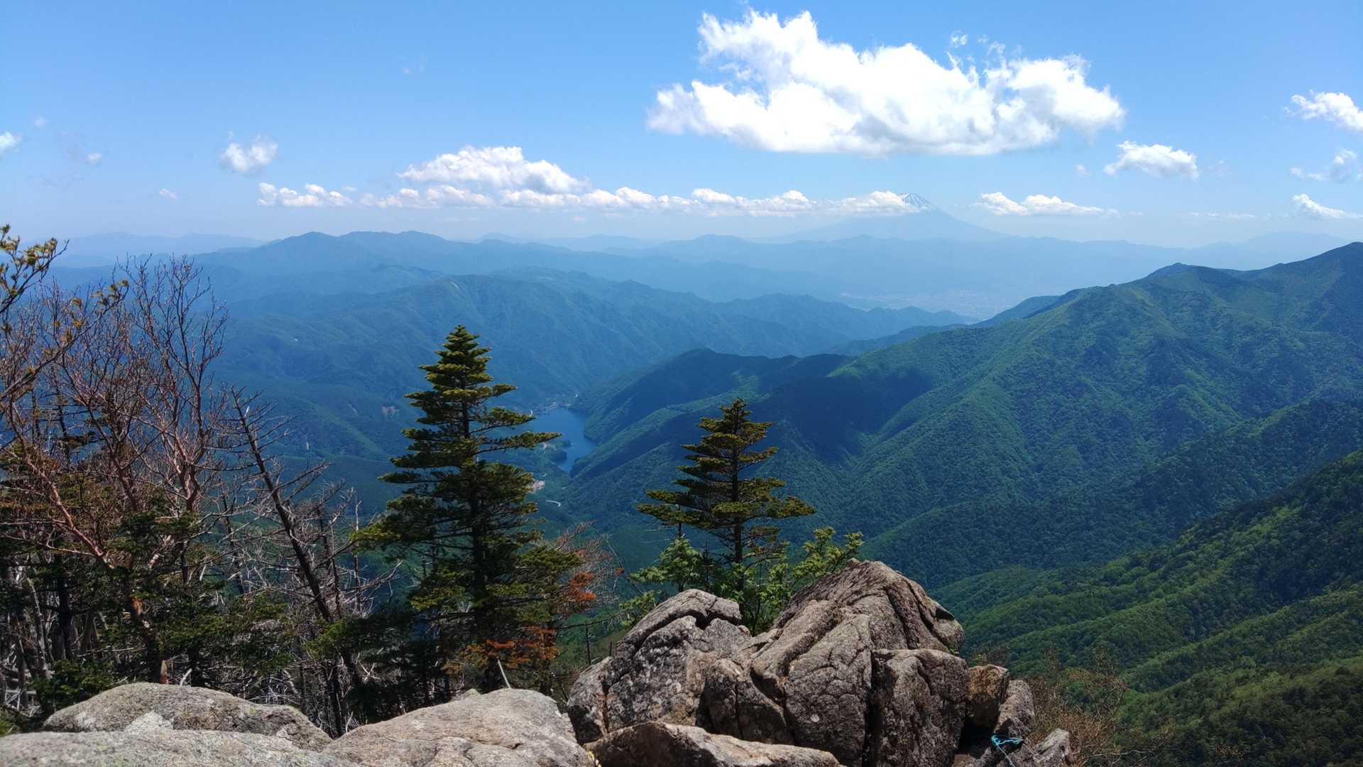 富士山と広瀬ダム
