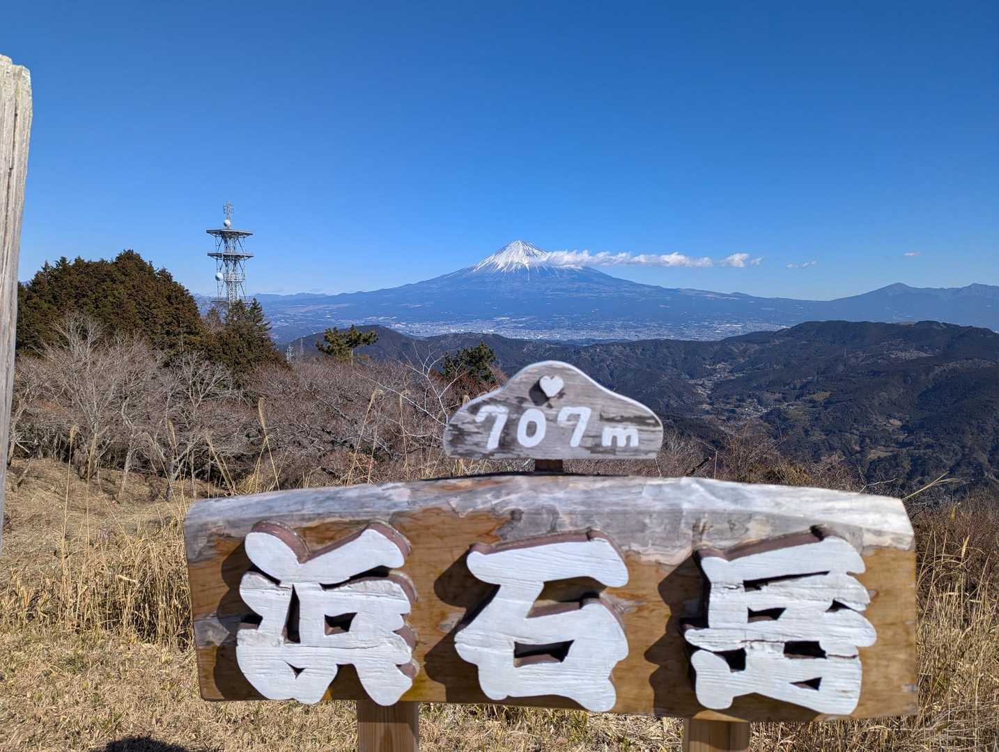 山頂到着、富士山ど～ん！