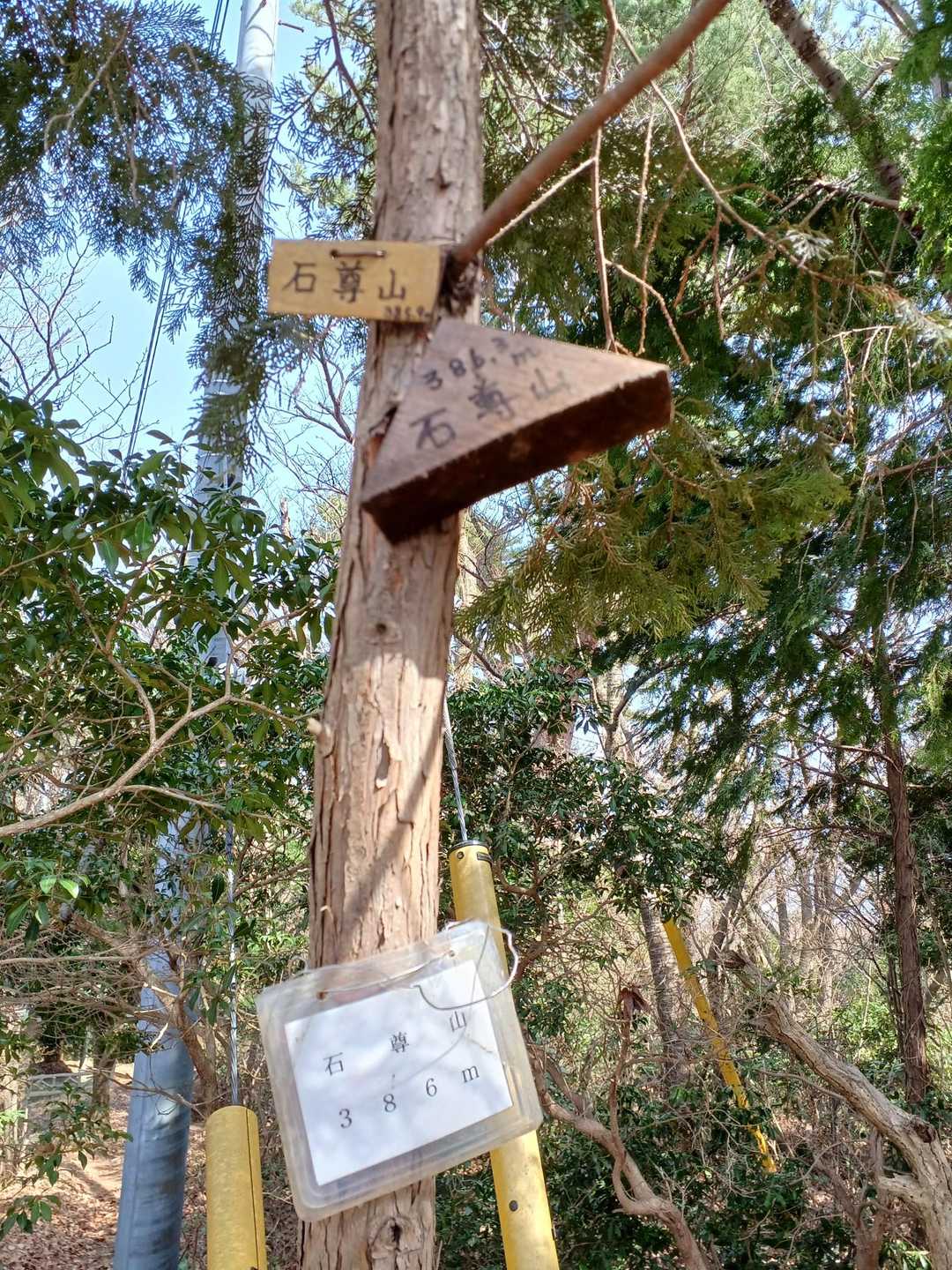 石尊山登山口-石尊山 往復コースの写真