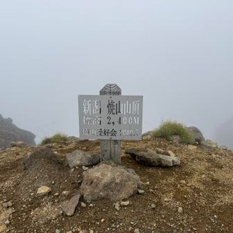焼山山頂に到着