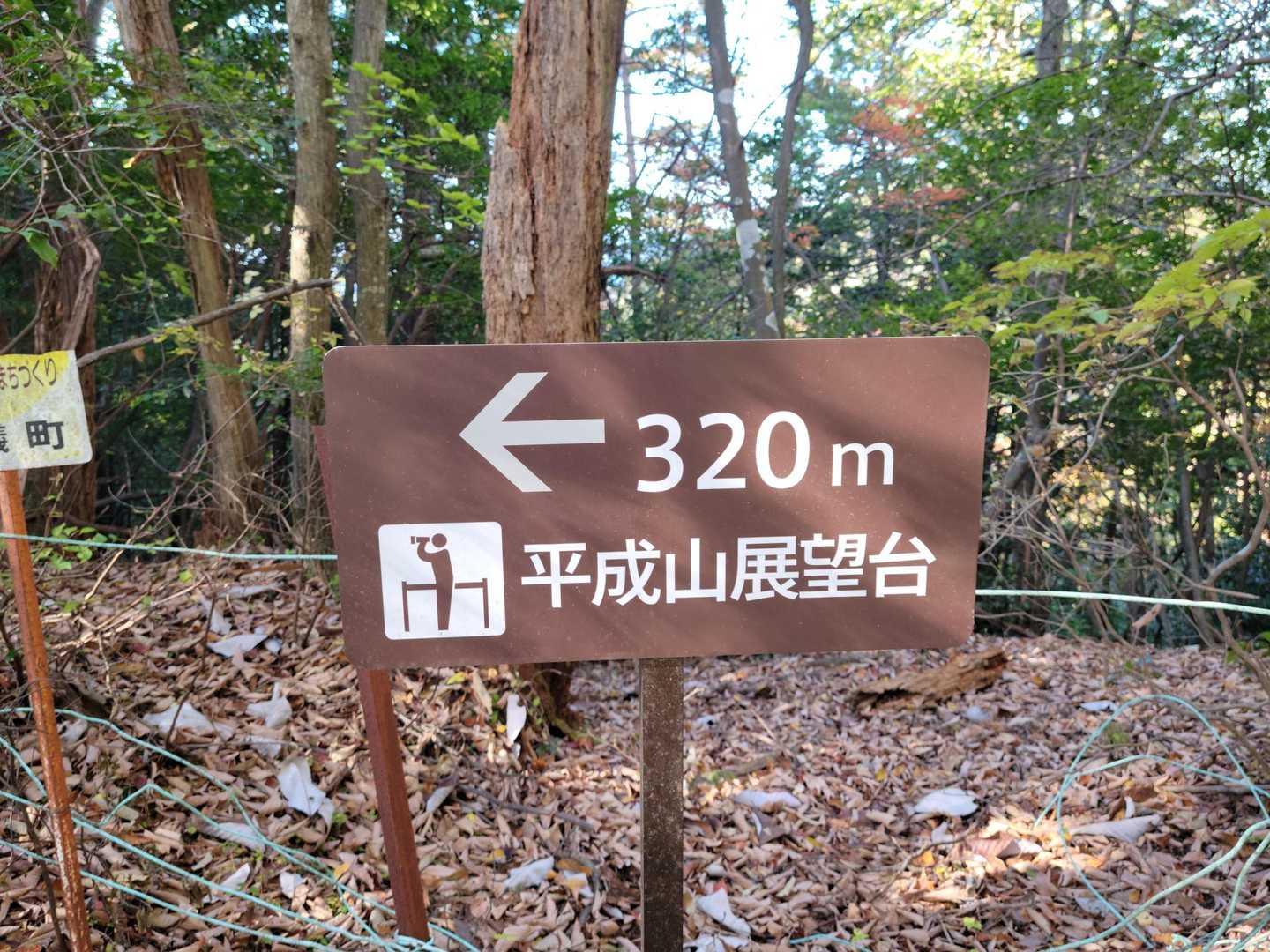 分岐に戻り
次は展望台へ