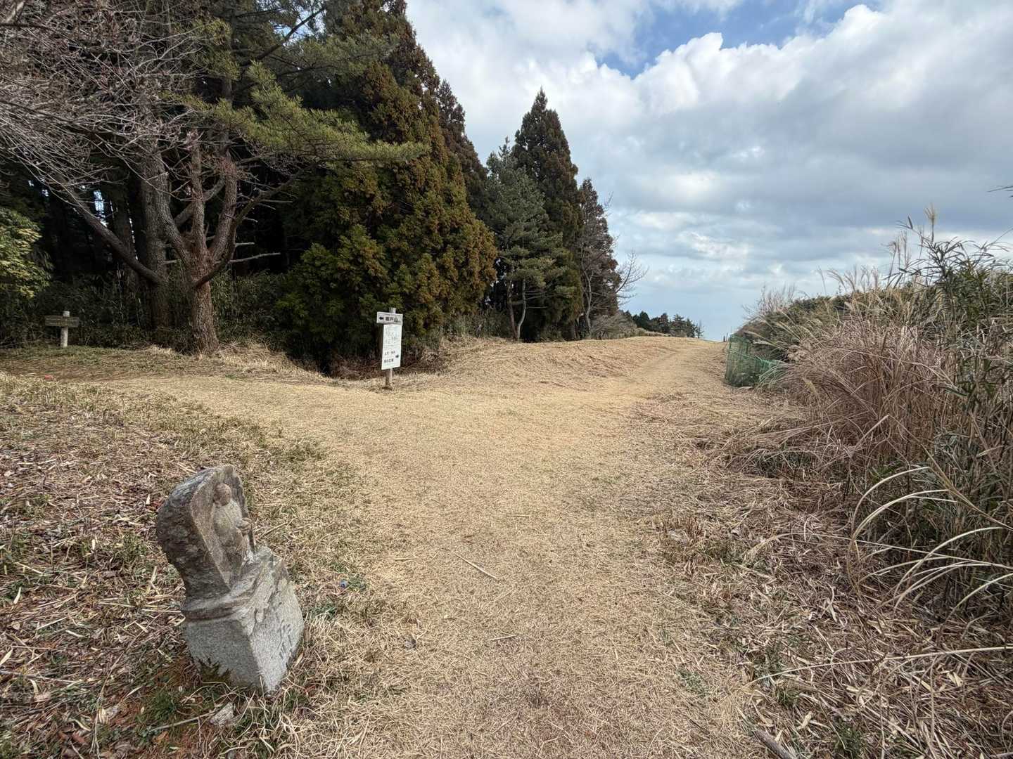 ここからハイキングコース