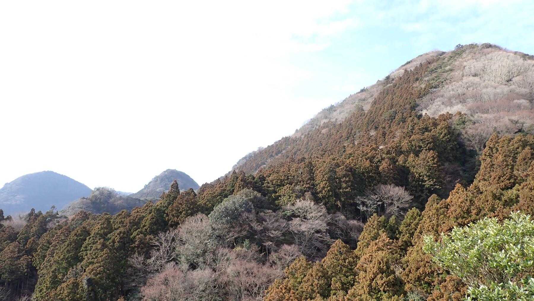 展望岩からの眺め。
急登に備え、上着はザックへ。