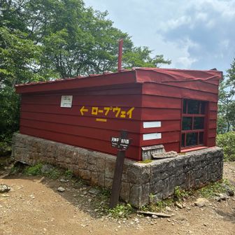 避難小屋を超えたら本格的に登山スタートな感じ