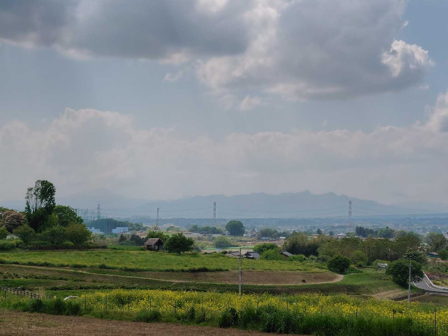 榛名山が見えます