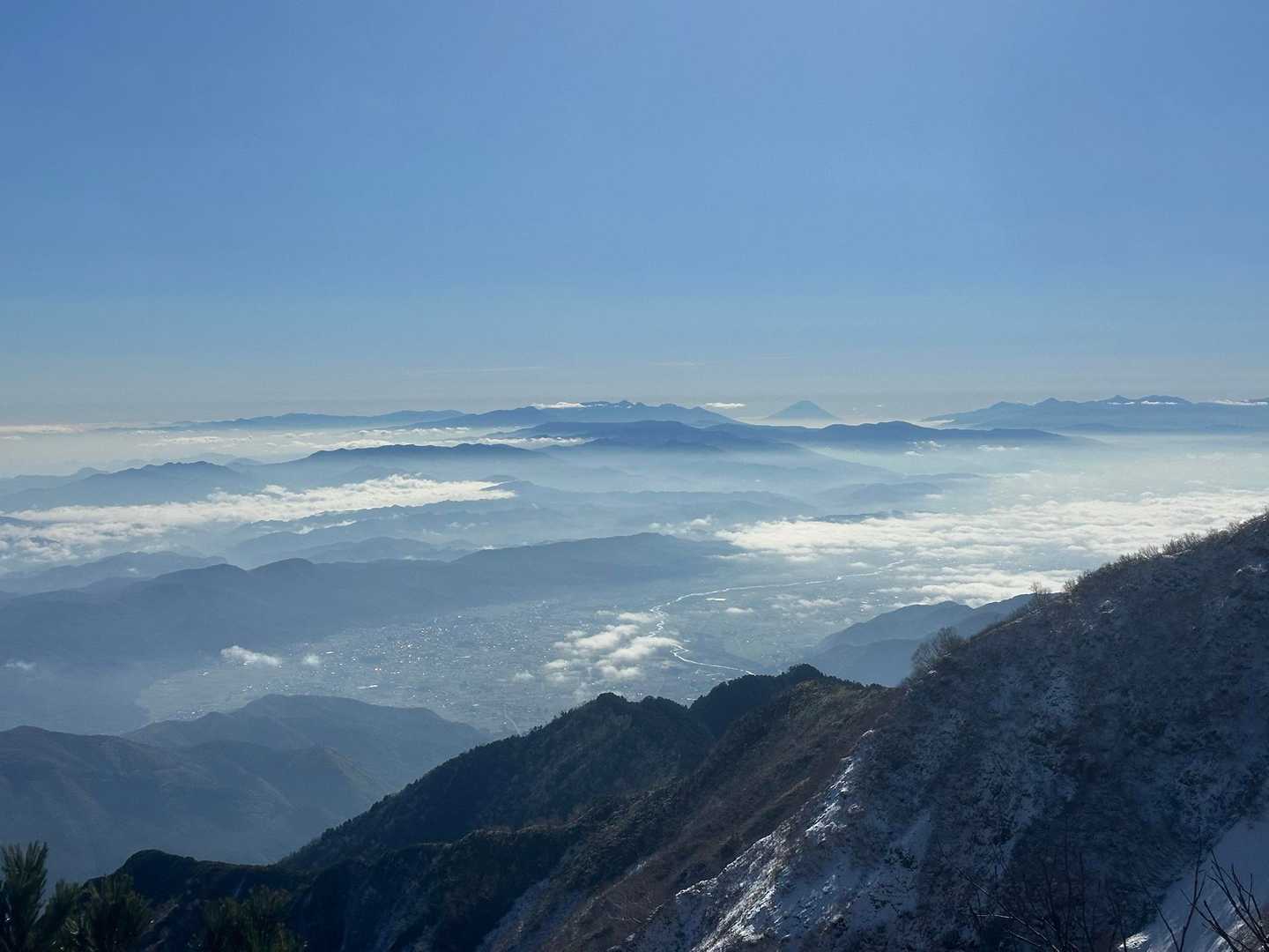 柏原新道登山口-爺ヶ岳-爺ヶ岳 縦走コースの写真