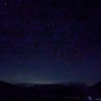 北斗七星と北極星ぐらいは分ります