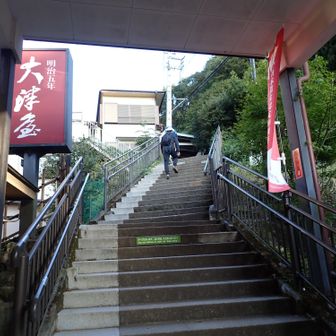 いい感じの参道。
今は朝なので開いている店は少な目です