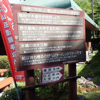 右の檜洞丸へ