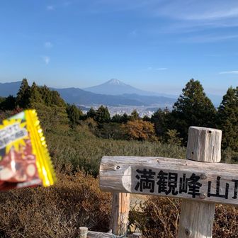 満観峰とブラックサンダー