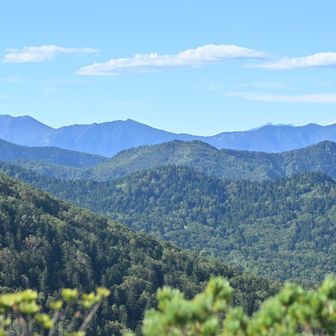 浅間山から外輪山、湯ノ丸山あたりまで❓