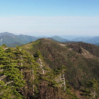 山頂から10mで、展望台