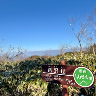 1度目来た時は2月。熊笹の上を歩くほどの積雪あった記憶。まだ雪は少ない。