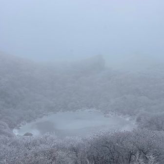 薄ら御池見えたんで