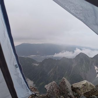 テントから🏕️