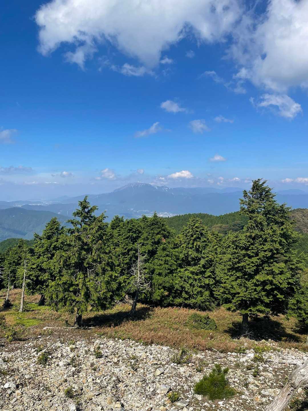 ピークからの眺望♫
伊吹山方面⛰️