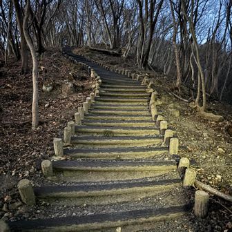 最後の階段…キツい～💦😍💦