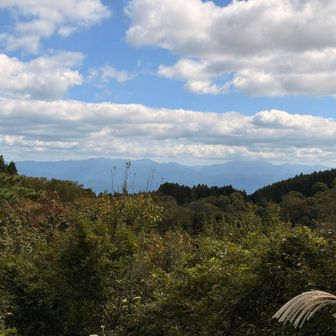 八経ヶ岳まで見える
