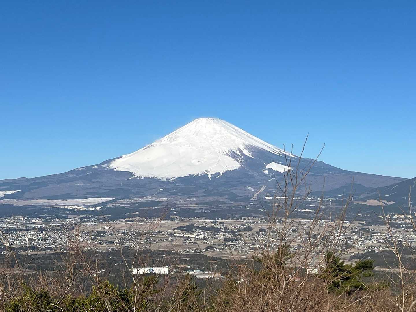 足柄城からの富士山🗻
めっちゃキレイ😻