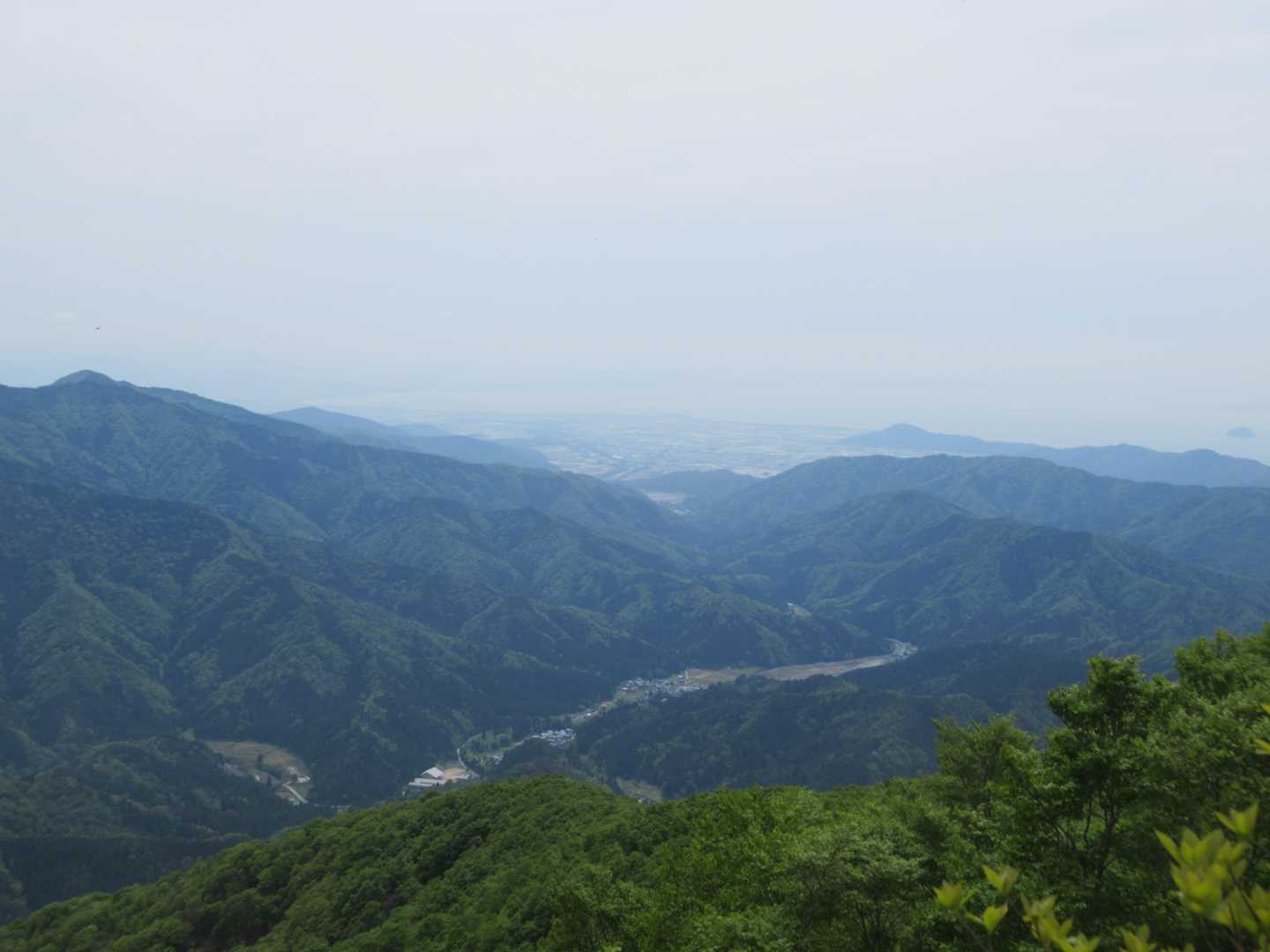 白谷登山口-エコチ谷登山口-鳥越峠-横山岳-横山岳-東尾根 周回コースの写真