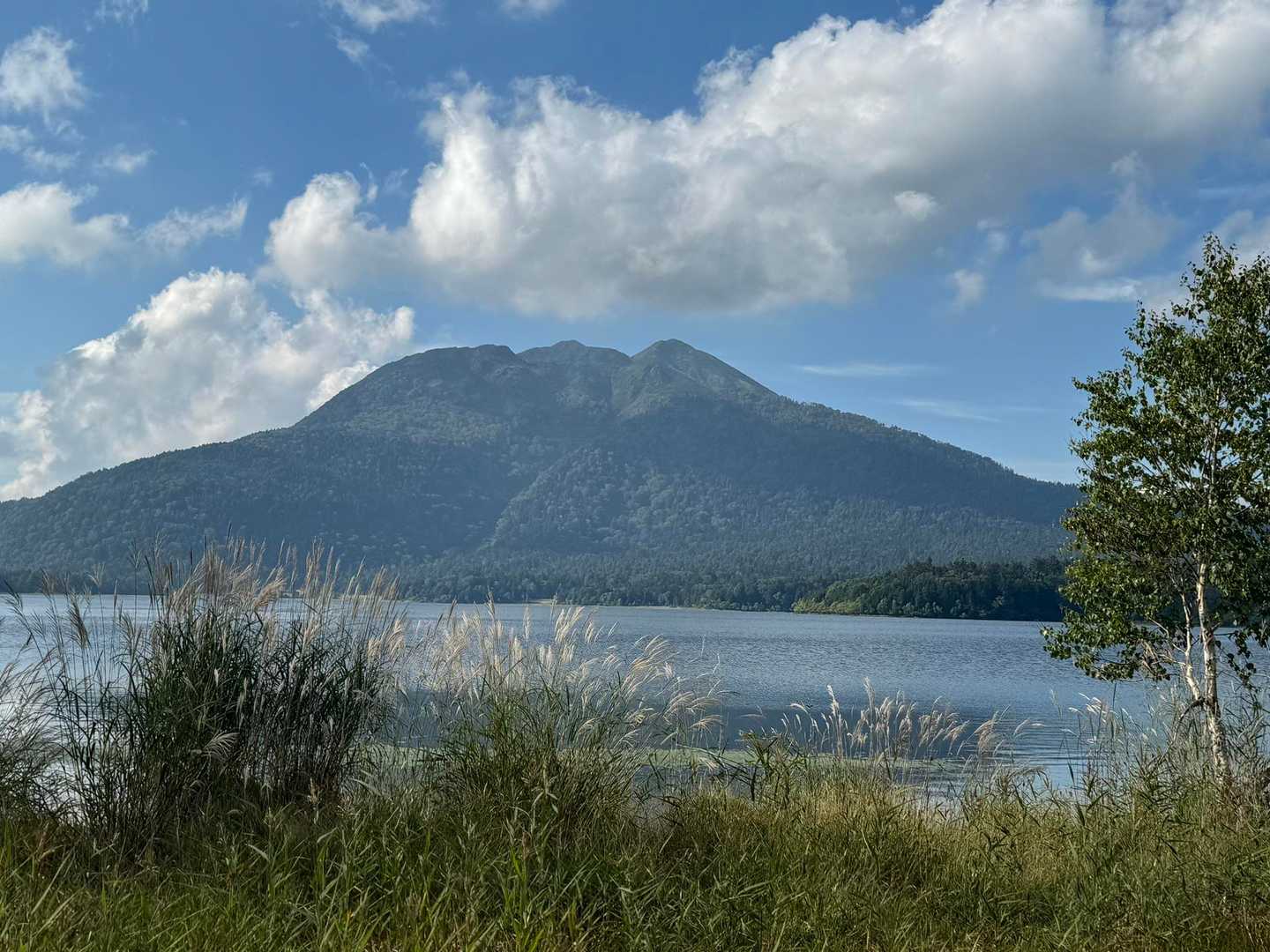燧ヶ岳がドーンと見えます⛰️
明日登れるか緊張します🫨