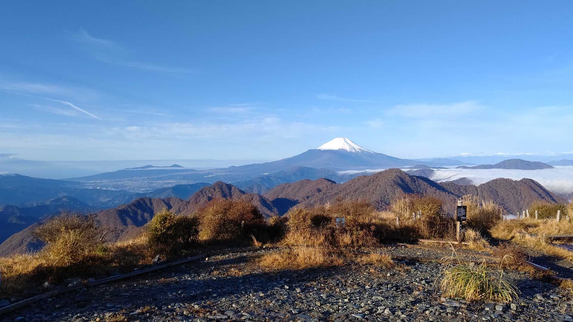 焼山登山口バス停-焼山-姫次-蛭ヶ岳-鬼ヶ岩ノ頭-不動ノ峰 縦走コースの写真