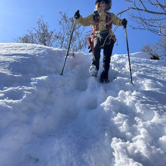 🎵

下山時は雪もゆるんで